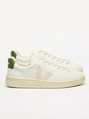 VEJA URCA WHITE PIERRE KIWI LEATHER SNEAKER EU 39/US 8